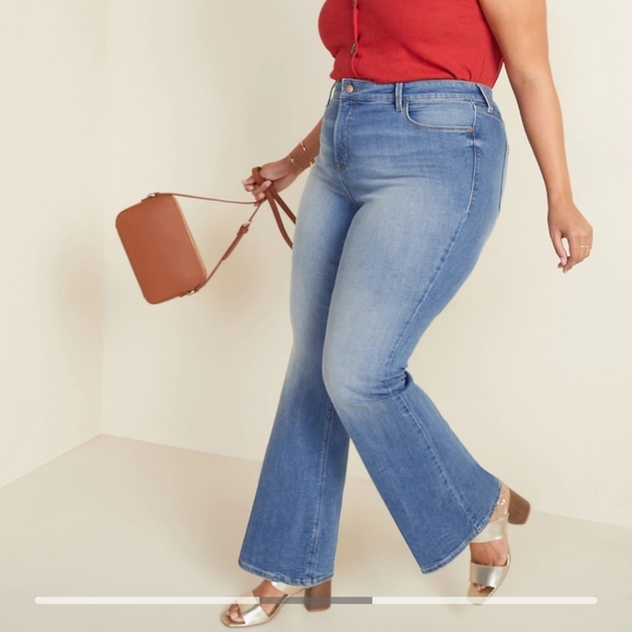 Old navy plus size flare jeans Clearance